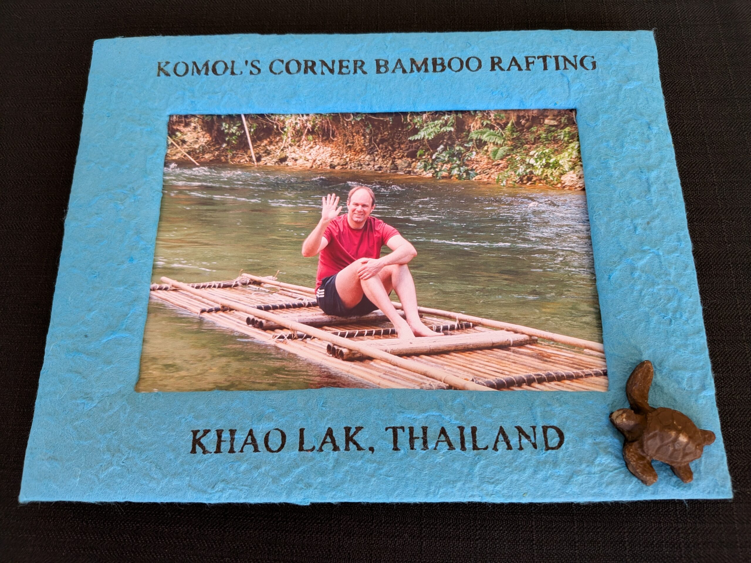 Your IGC Tournament Director testing out the rafting trip.